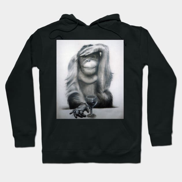 Yes Please - Drawing by Avril Thomas. South Australian Artist Hoodie by AvrilThomasart